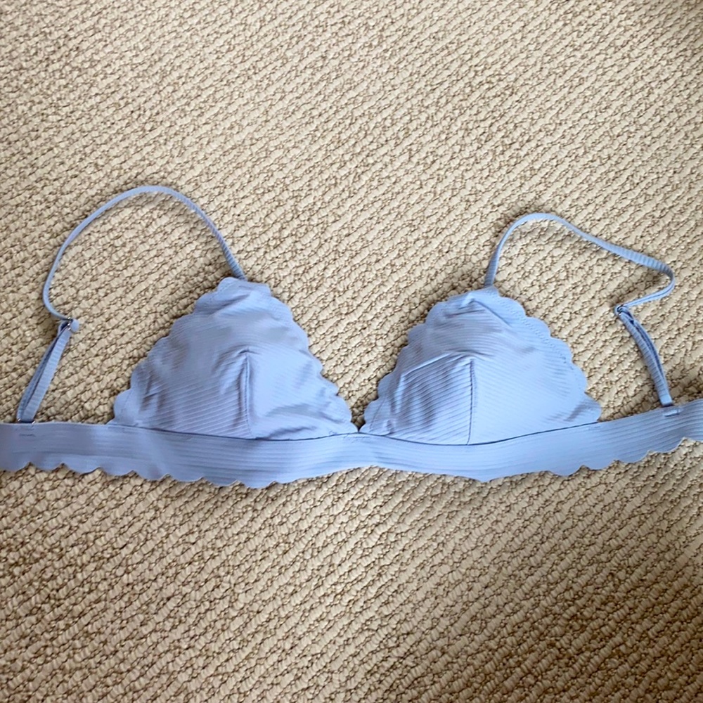 Scalloped Periwinkle Bikini Top H&M